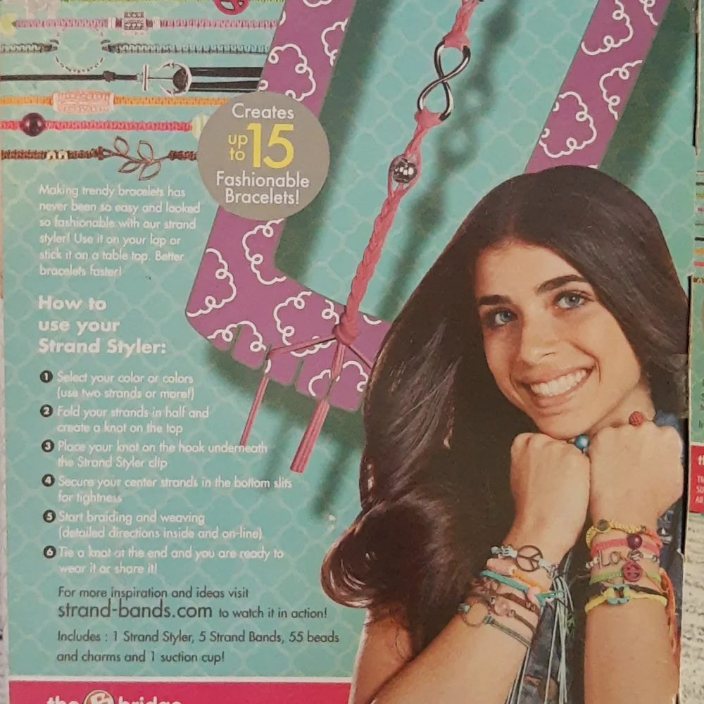 Jewelry Fashion Bracelet Maker PLUS BONUS Accessory Pack (PINK)